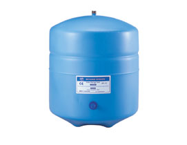 2.2 GAL Blue and Steel Storage Tank
