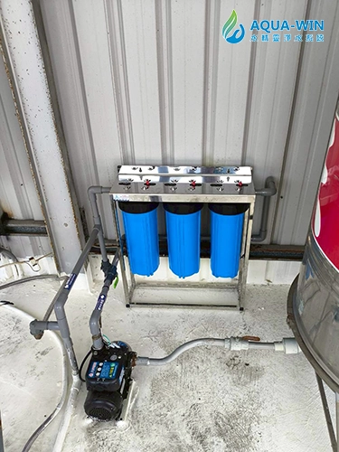 高雄三民 15吋大胖三道過濾器安裝