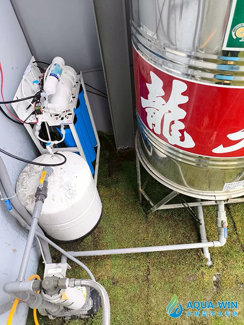 高雄大樹牙醫診所透天安裝 1000 加侖商業用 RO 純水機