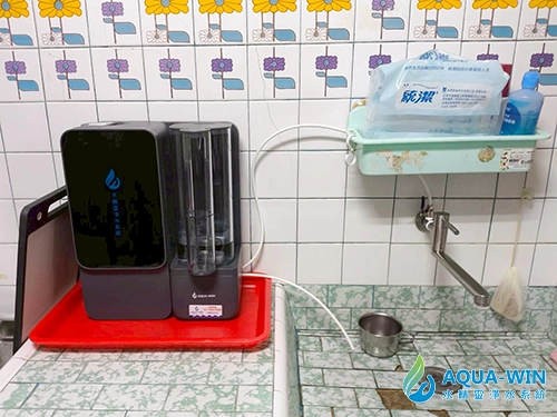 高雄前鎮公寓安裝 NP-150 免插電直輸式 RO 淨水機