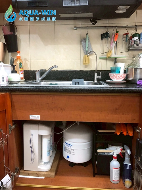 高雄鳳山HY-8099五道卡式RO純水機廚下淨水器安裝案例