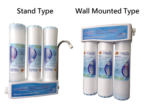 wall hang water purification system