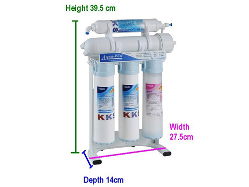 5 Stage Twist in EZ Change Filter Cartridges RO (NO PUMP)