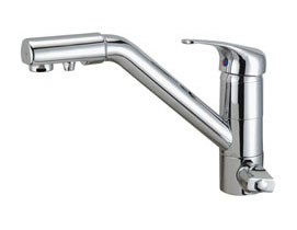 Three-in-one faucet (hot / cold / ro-pure water)