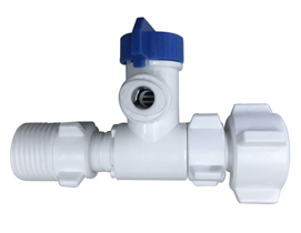 BV-EZ-FA0408 Ball Valve+Faucet Adapter 1/4" ,1/2"