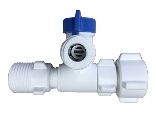 BV-EZ-FA0608 Ball Valve+Faucet Adapter 3/8" ,1/2"