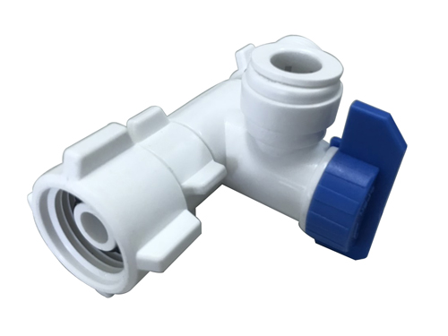 BV-EZ-FA0608 Ball Valve+Faucet Adapter 3/8" ,1/2"