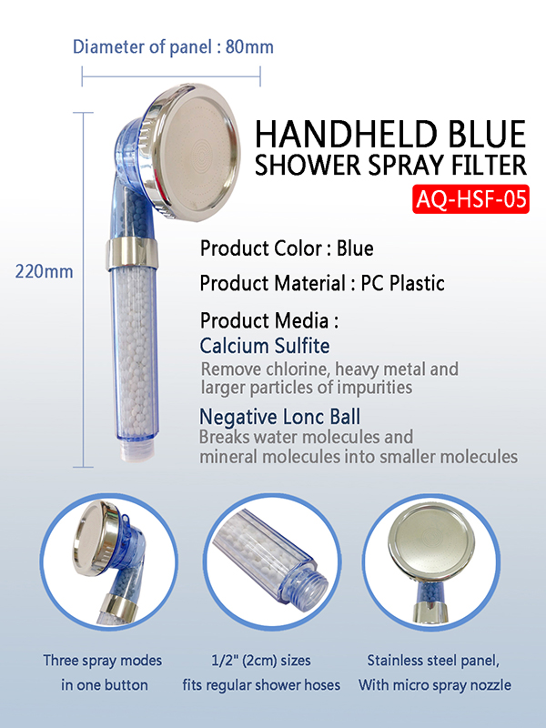 remove chlorine shower head