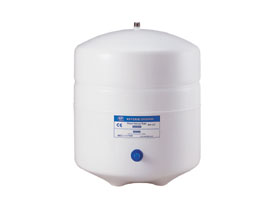 5.5 GAL White and Steel Storage Tank