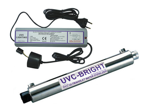 6G UV Water Sterilizer (110V), 1/2 inch NPT CE Approval