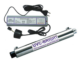 6G UV Water Sterilizer (110V), 1/2 inch NPT CE Approval