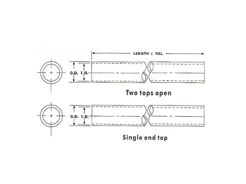 1G Ultraviolet Quartz Tube Sleeve SQ-230238S